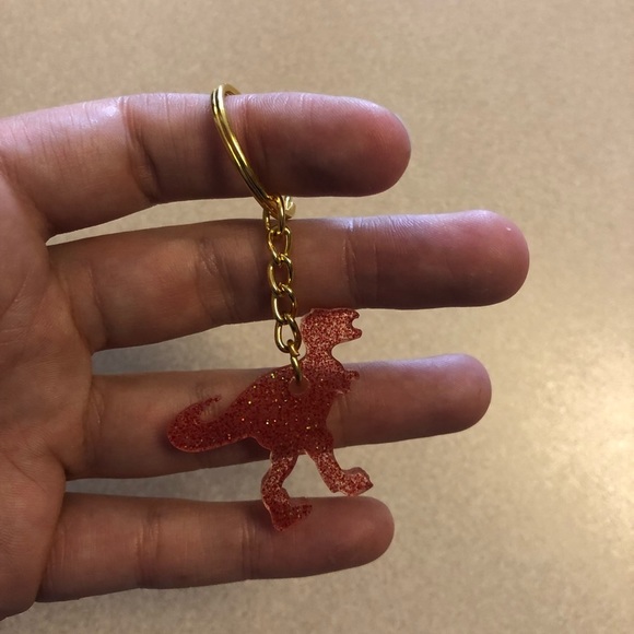 Handmade Baby Dinosaur Keychain - Picture 2 of 6